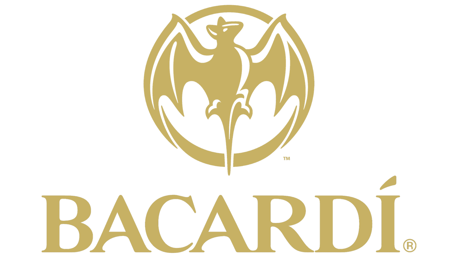 Bacardi Logo Gold